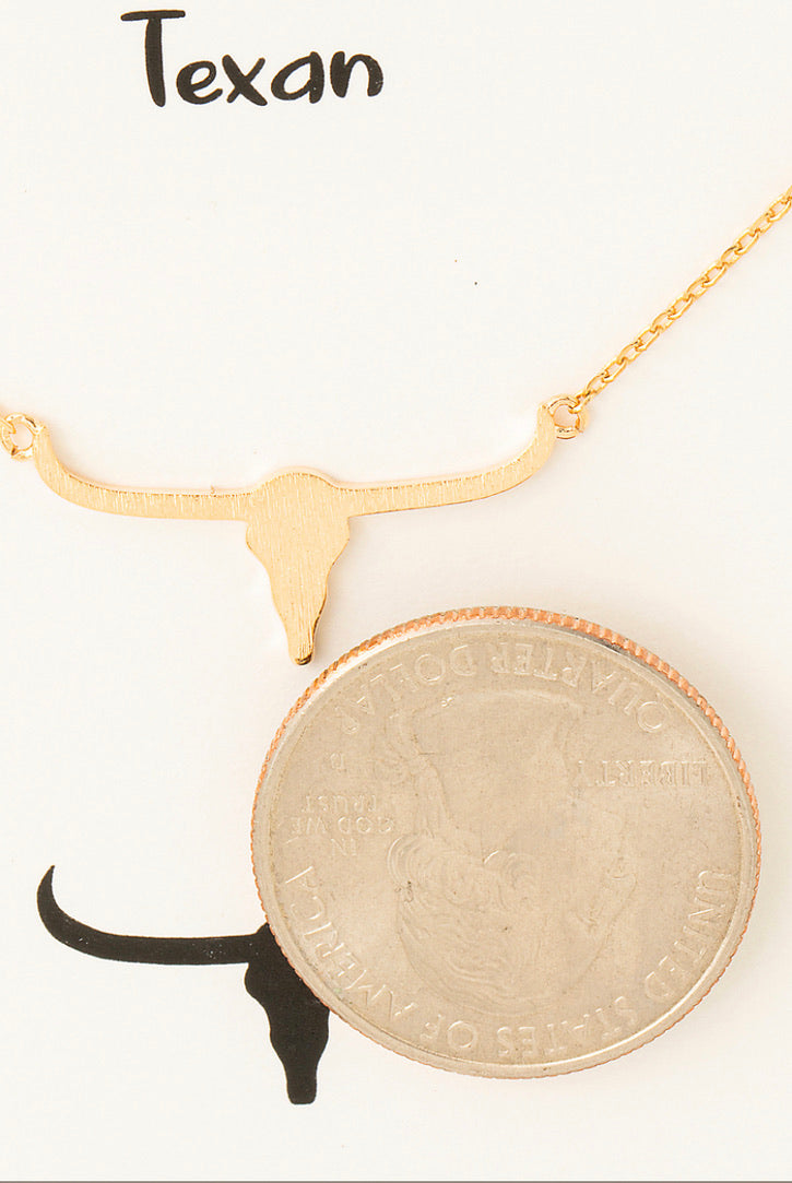 TEXAN LONGHORN NECKLACE