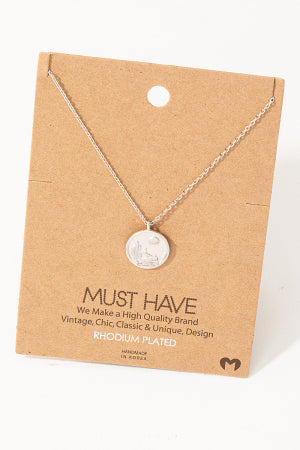 DESERT COIN PENDENT NECKLACE