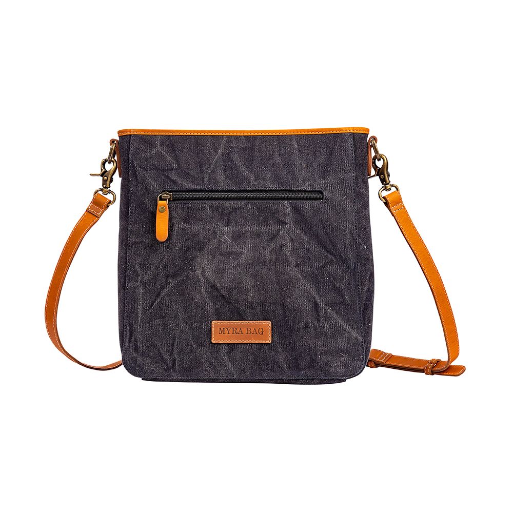 HIGHSTONE CANVAS & HAIRON SHOULDER BAG