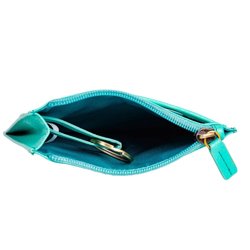 FOOTHILLS CREEK CREDIT CARD HOLDER IN TURQUOISE