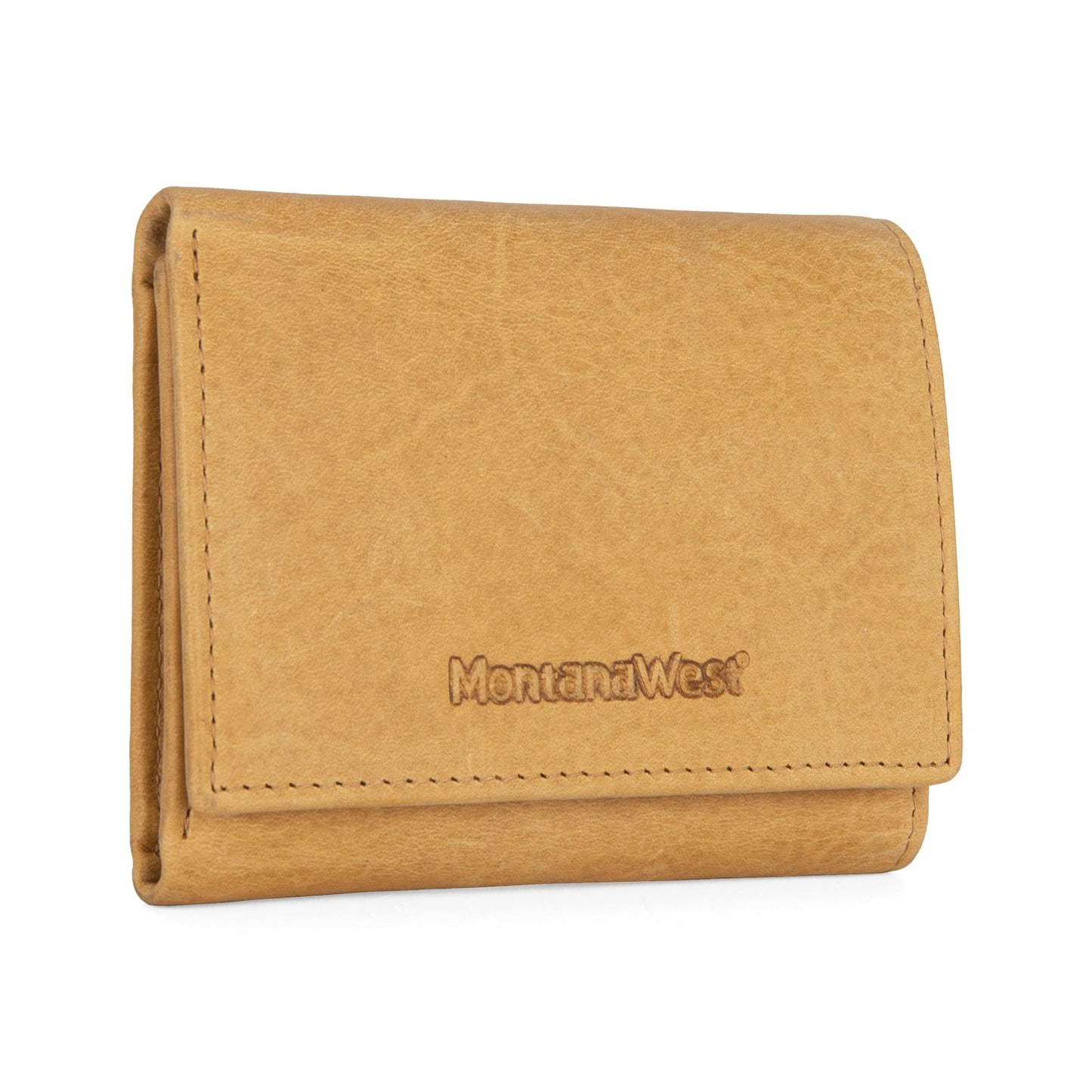 Montana West Genuine Leather Tri-Fold Wallet