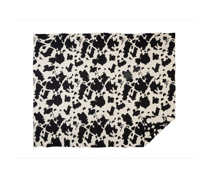 RUSTIC CHARM THROW (COW PRINT)