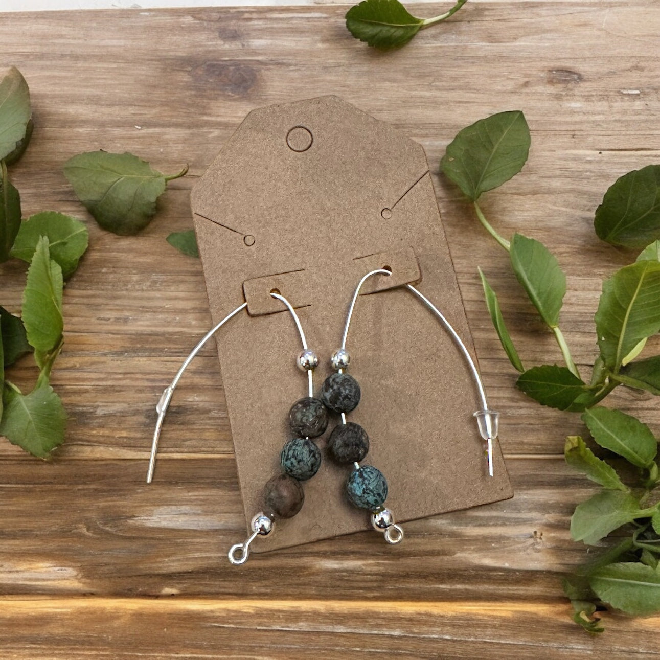 Sterling silver and Wooden Jasper Stone