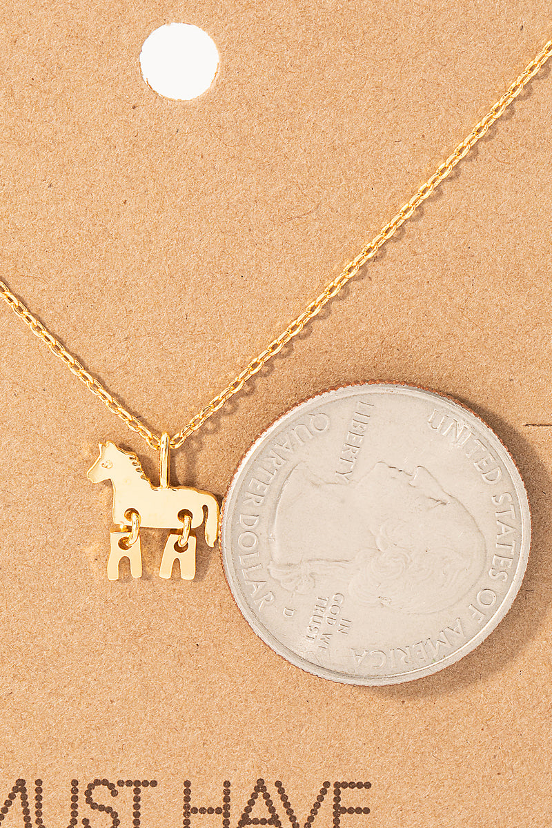 DANITY HORSE PENDENT NECKLACE