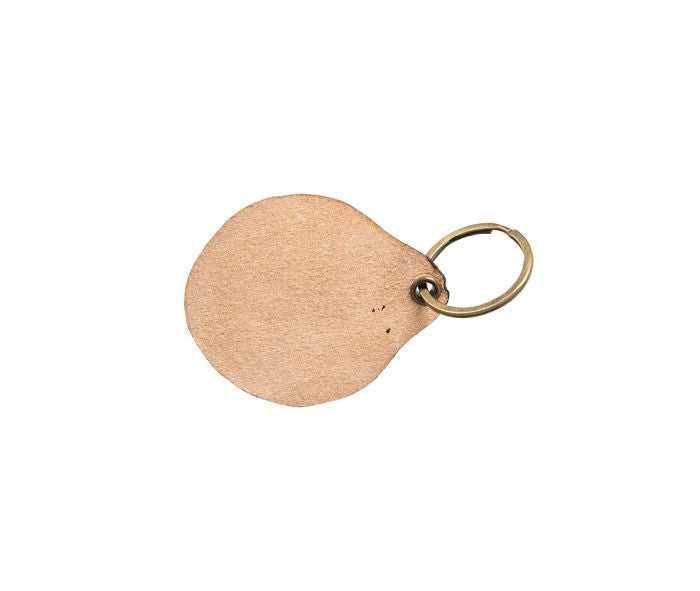 STEER TRAIL HAND-TOOLED KEY FOB