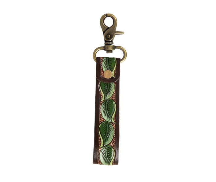 RIVER VALLEY HAND-TOOLED KEY FOB