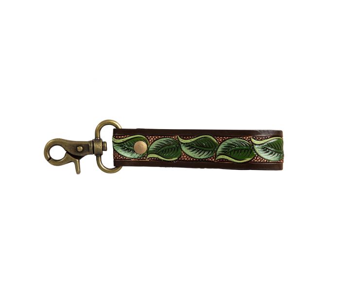 RIVER VALLEY HAND-TOOLED KEY FOB