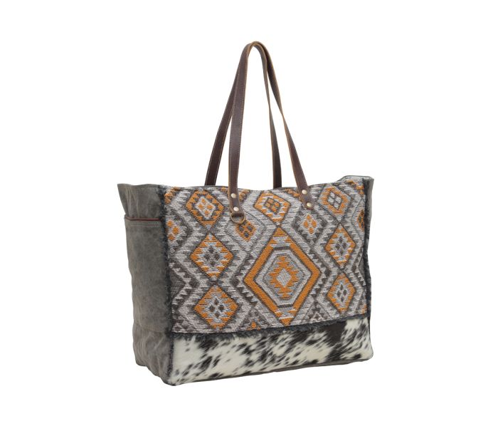 GEOMETRIC PENNY WEEKENDER BAG