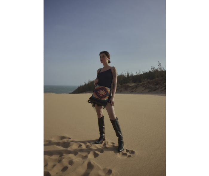 ANCESTRAL SUN SHOULDER BAG