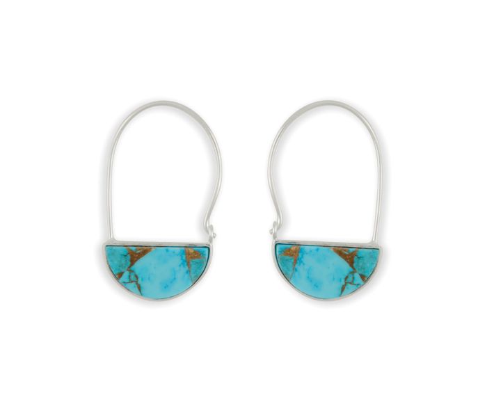 SILVER DIAMETER EARRING