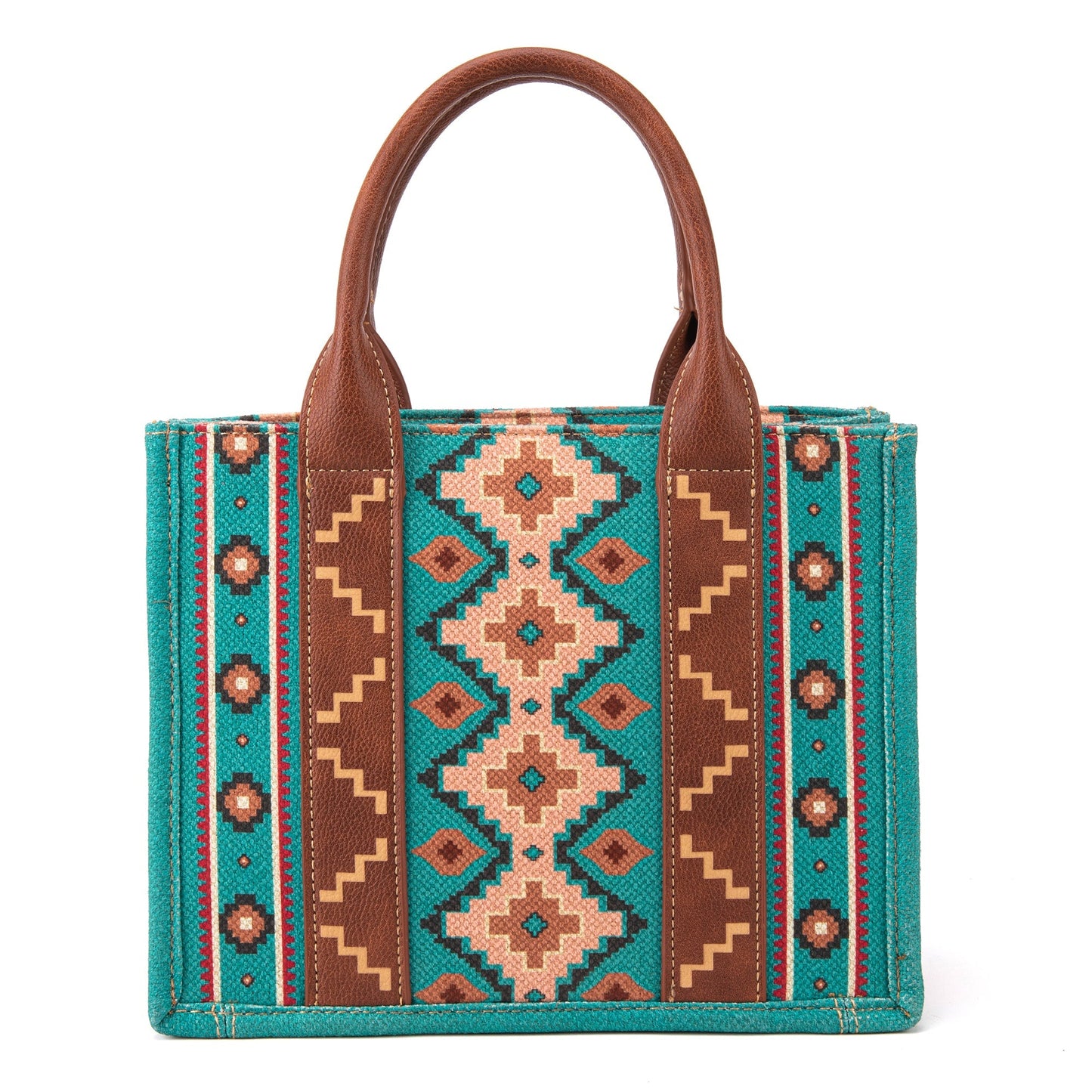 Wrangler
Southwestern Print Small Canvas
Tote/Crossbody - Turquoise