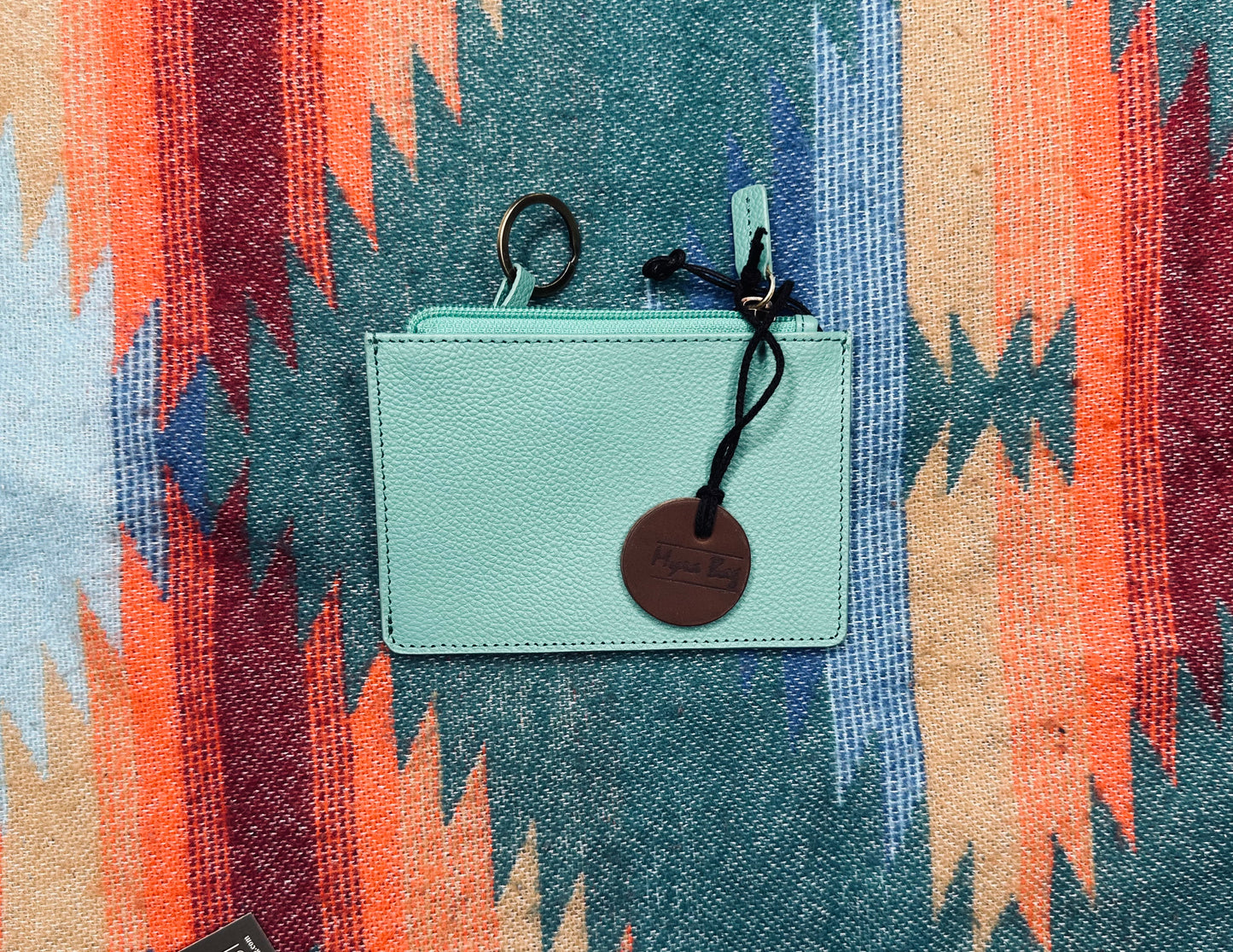 FOOTHILLS CREEK CREDIT CARD HOLDER IN TURQUOISE