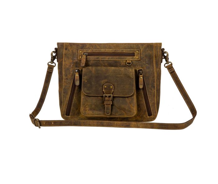 CARLISLE LEATHER HAIRON BAG