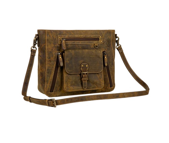 CARLISLE LEATHER HAIRON BAG