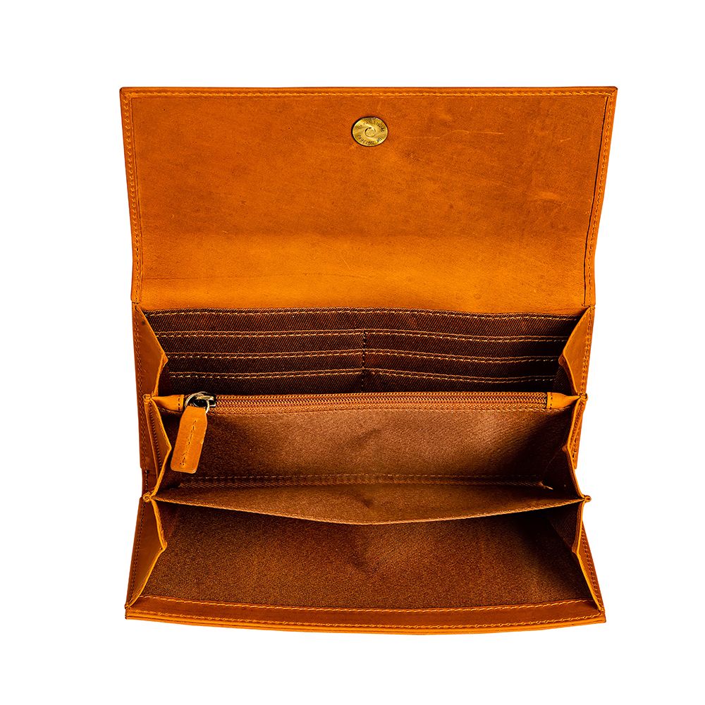 WINSOME TRAIL HAND-TOOLED WALLET
