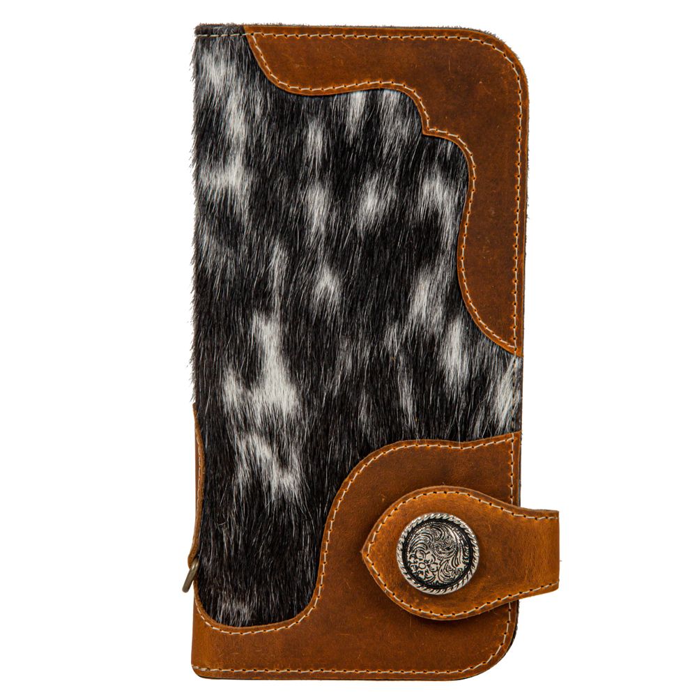 PALODAN HAIR-ON HIDE CREDIT CARD HOLDER