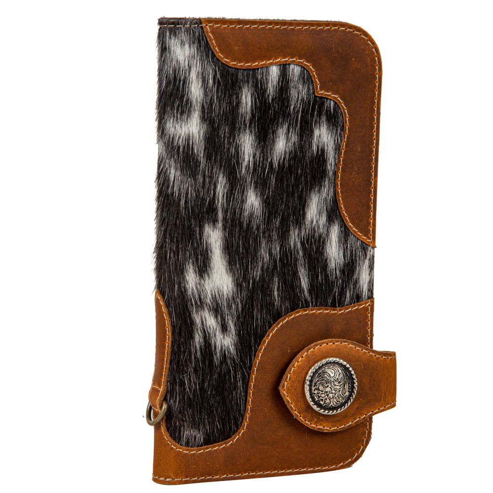 PALODAN HAIR-ON HIDE CREDIT CARD HOLDER