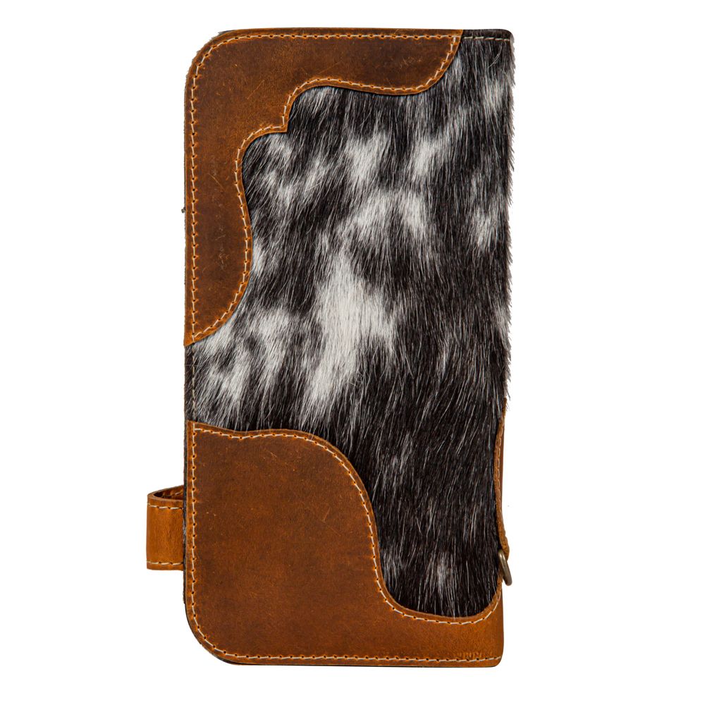 PALODAN HAIR-ON HIDE CREDIT CARD HOLDER