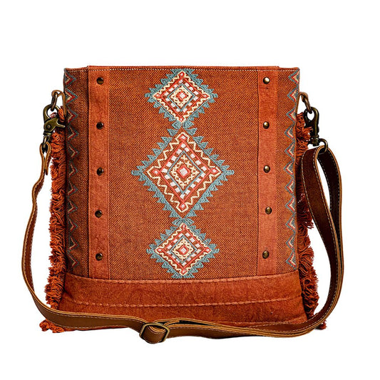 DIAMOND TRAIL SHOULDER BAG