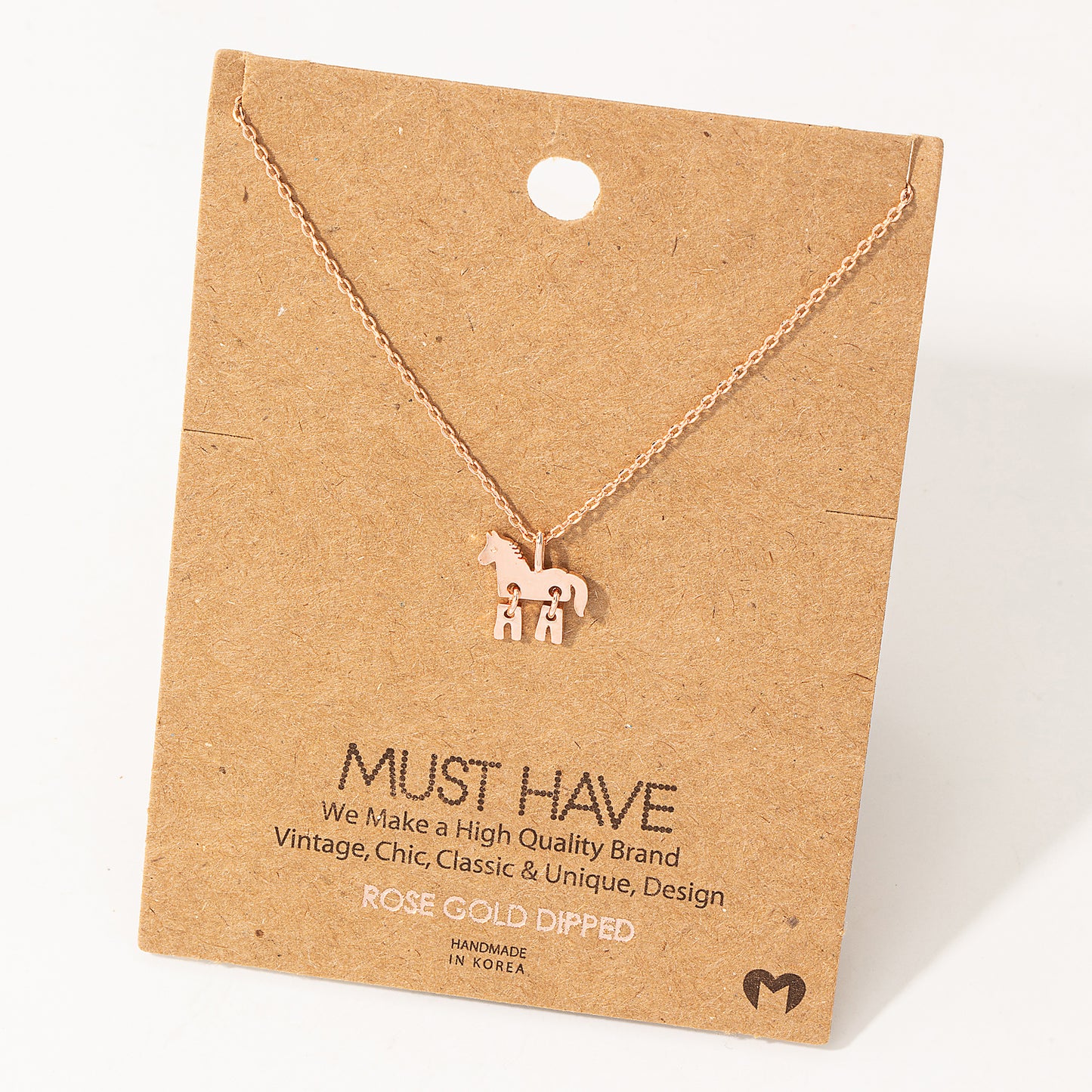 DANITY HORSE PENDENT NECKLACE