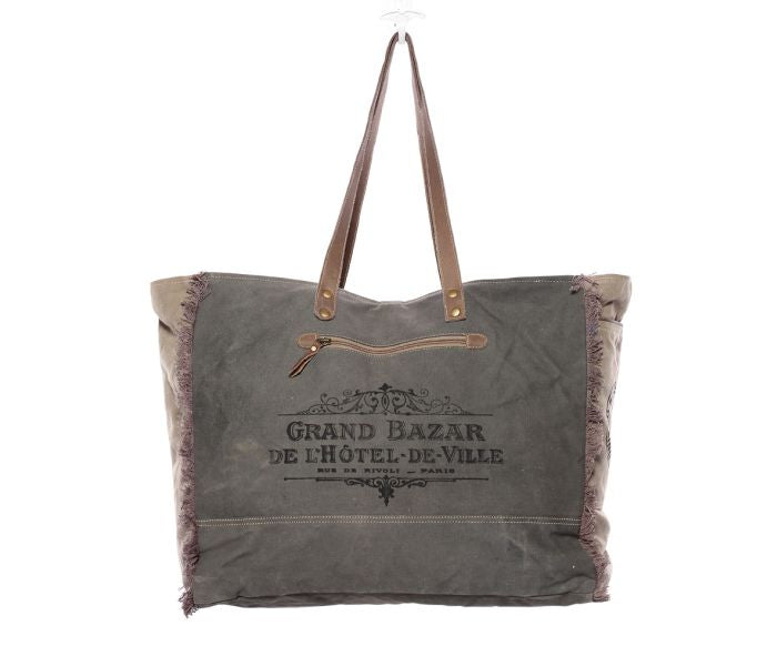 FLORAL PRINT WEEKENDER BAG