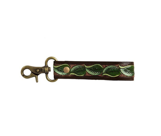 RIVER VALLEY HAND-TOOLED KEY FOB