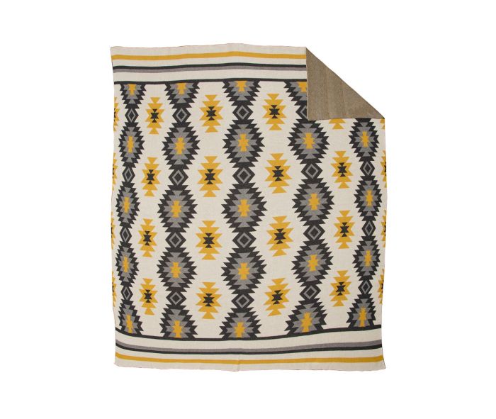 COOLY-WOOLY AZTEC PRINT THROW