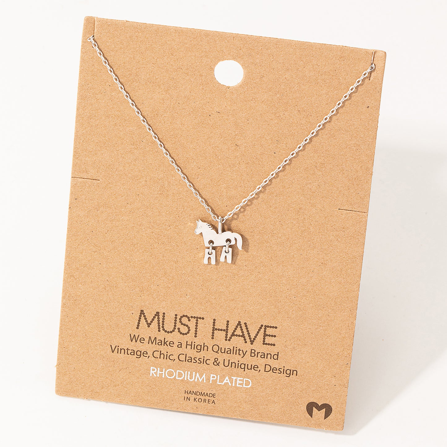 DANITY HORSE PENDENT NECKLACE