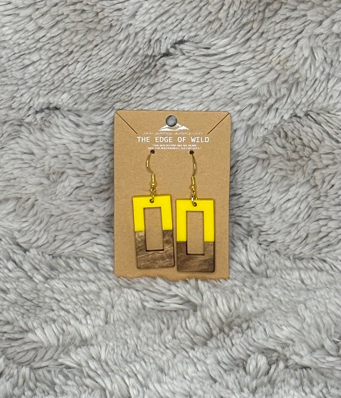 Large Rectangle Earrings